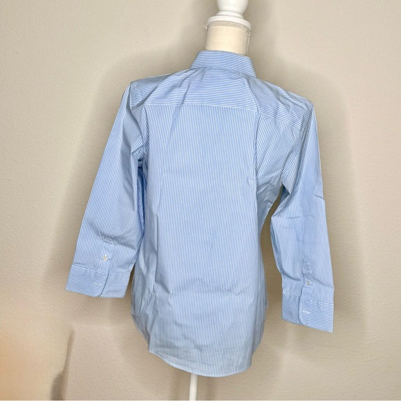 Ralph Lauren Light Blue and white Striped Shirt - Picture 4 of 9